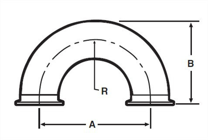 Picture of 180 DEGREE U-BEND CLAMP 316L #7 3A