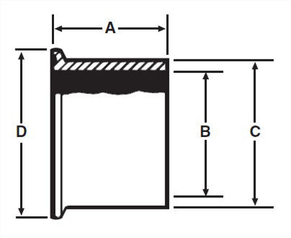 Picture of TANK SPUD HEAVY T304 3A