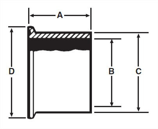 Picture of TANK SPUD HEAVY T304 3A