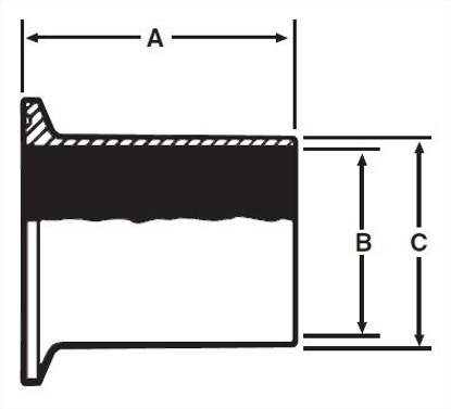 Picture of TANK WELDING FERRULE LT WALL T304 3A