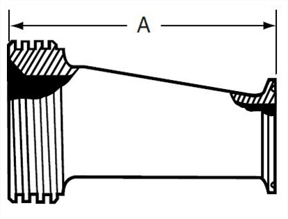 Picture of ECC. REDUCER  LGE END 15 TO CLAMP  T304 3A