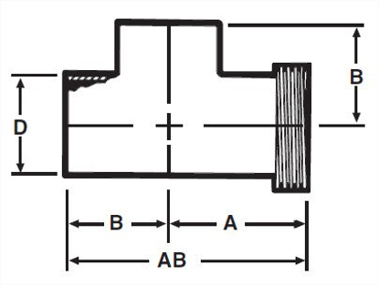 Picture of TEE W X 15TR X W 304 #7 3A