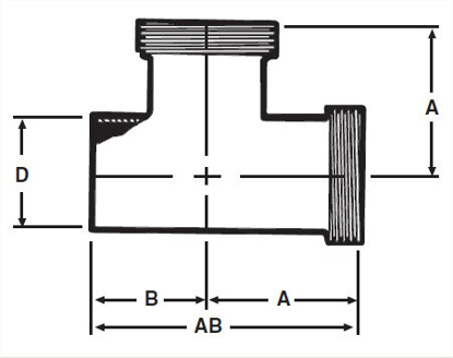 Picture of TEE W X 15TR X 15TR T316L #7 3A