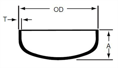 Picture of BUTTWELD CAP  T316L 3A