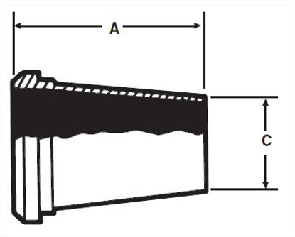 Picture of CONCENTRIC REDUCER LARGE END 1 4 SMALL END WELD  T316L 3A