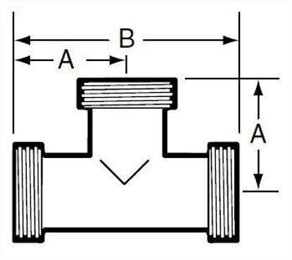 Picture of TEE 15 ENDS  T316L 3A
