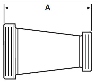 Picture of CONCENTRIC REDUCER BOTH ENDS 15 T304 3A
