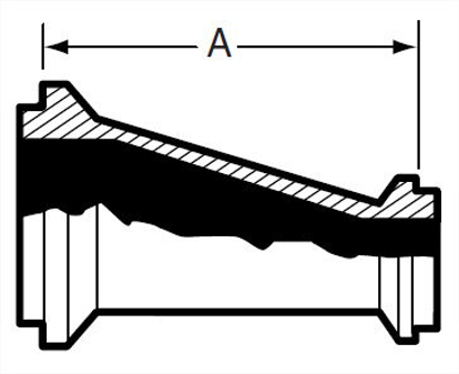 Picture of ECC. REDUCER ENDS E14WI  T304 3A