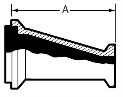 Picture of E-LINE ECC. REDUCER MALE X FEMALE T304 3A
