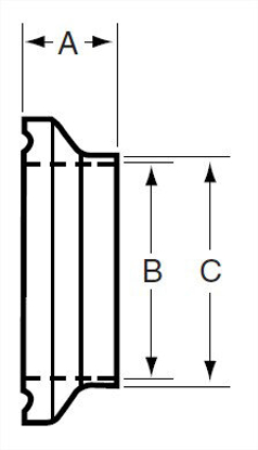Picture of EQ-LINE SHORT WELD FERRULE  T316L 3A