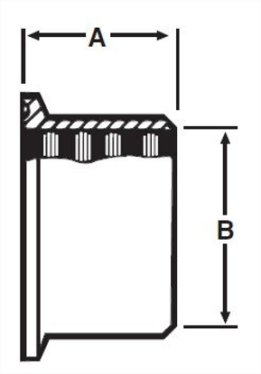 Picture of RECESSLESS FERRULE, ROLL-ON, T316L