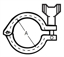 Picture of HEAVY DUTY CLAMP W/WINGNUT T304