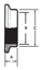 Picture of 3/4  SCH10 SHORT CLAMP FERRULE T316L  MACHINE FINISH
