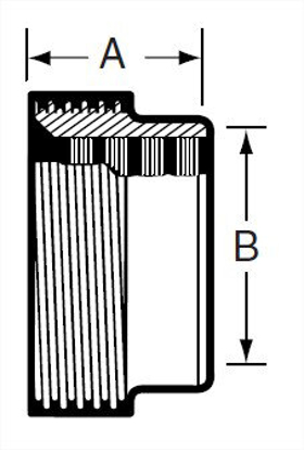 Picture of THREADED FERRULE, RECESSLESS -15, T304