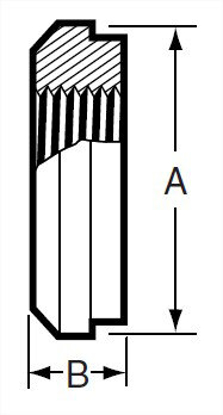 Picture of TAPPED THERMOMETER CAP  T316L