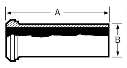 Picture of TYGON HOSE ADAPTER  PLAIN  T316L