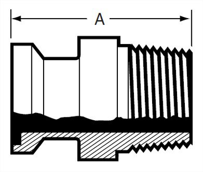Picture of ADAPTER  E15WI TO MNPT  T304