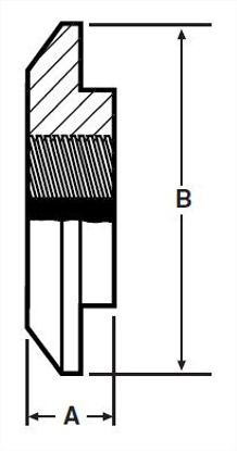 Picture of E-LINE MALE THERMOMETER CAP .75 FNPT TAP T316L