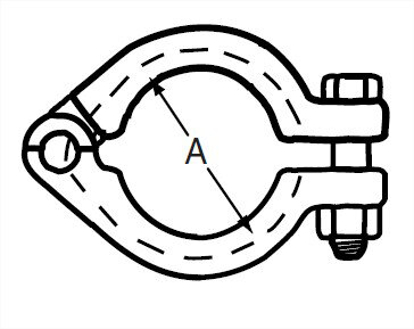 Picture of CLAMP E-LINE BOLTED T304