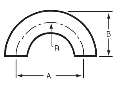 Picture of 180 DEG TUBE U-BEND UNPOLISHED T304