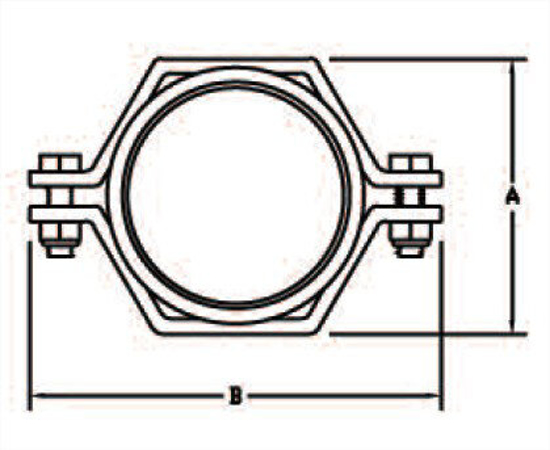 Picture of TUBE HANGER W/PVC INSERT  T304