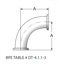 Picture of 90 DEG ELBOW CLAMP  T316L 20 RA ID/32 RA OD SF1