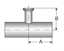 Picture of REDUCING TEE WELD X WELD X CL T316L 20 RA ID/LT POL OD SF1