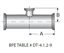 Picture of SHORT OUTLET REDUCING CLAMP TEE T316L 15RAEP ID/LT POL OD SF4