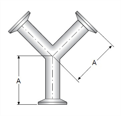 Picture of CLAMPED TRU-Y T316L 15RA EP ID/32RA OD SF4