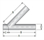 Picture of 45 DEGREE WELD LATERAL T316L 15 RA EP ID/32 RA OD SF4