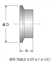 Picture of CLAMP FERRULE SHORT  T316L 15 RA EP ID/32 RA OD  SF4
