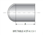 Picture of BUTTWELD CAP  T316L 15 RA EP ID/32 RA OD SF4