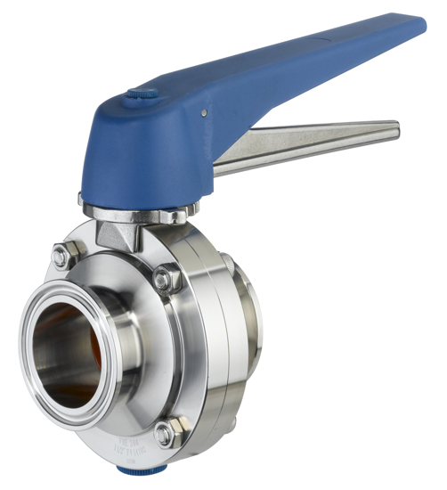 Picture of 2.5" CLAMP BUTTERFLY VALVE 304 VITON SEAT