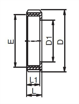 Picture of 4-NUTMUTTER T304