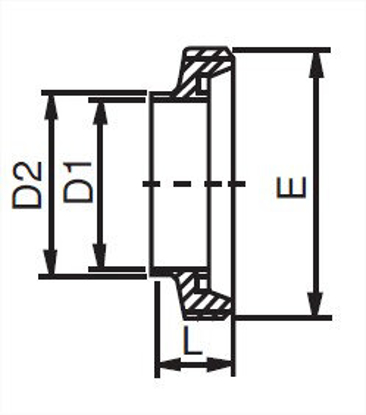 Picture of DIN MALE THREADED FERRULE T316