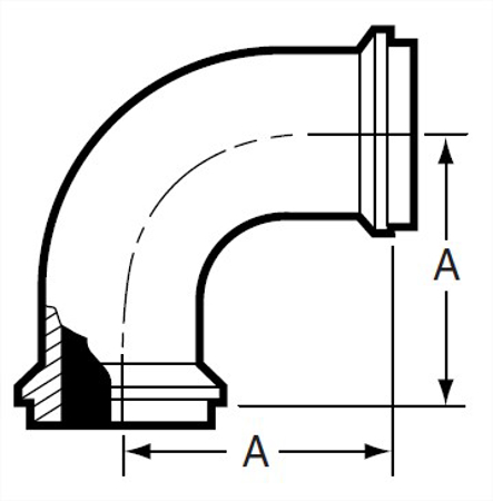 Picture for category E2EI - Male E-Line 90 Degree Elbow