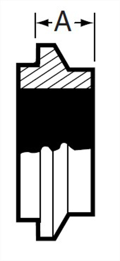 E14WI - Male E-Line Short Ferrule