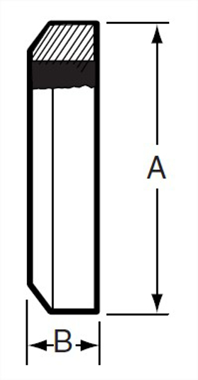 E16AI-15I - Female E-Line Solid End Cap
