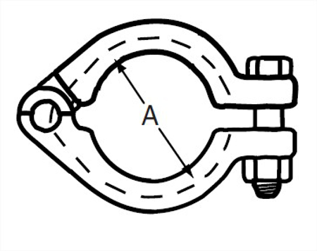 Picture for category E13IU - E-Line Clamp With Bolt