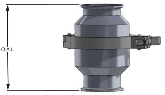 45C - Clamp End Spring Check Valve
