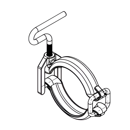 EG13 - Hinged Light Duty Clamp